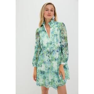 TUCKERNUCK Water Lilies Organza Palmerston Dress Size L NWT